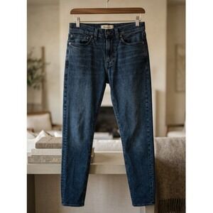 Madewell Blue Jeans Womens 28 Dark Wash Slim Relaxed Taper Denim Pants